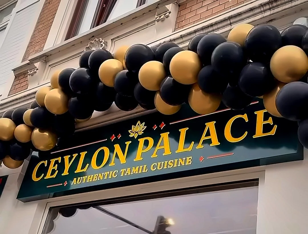 Eingang des Ceylon Palace in der Lüneburger Straße